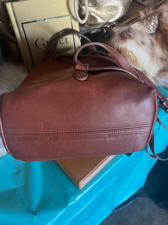 Coach 1996 Vintage Bantam British Tan Small Backpack - Picture 4 of 10